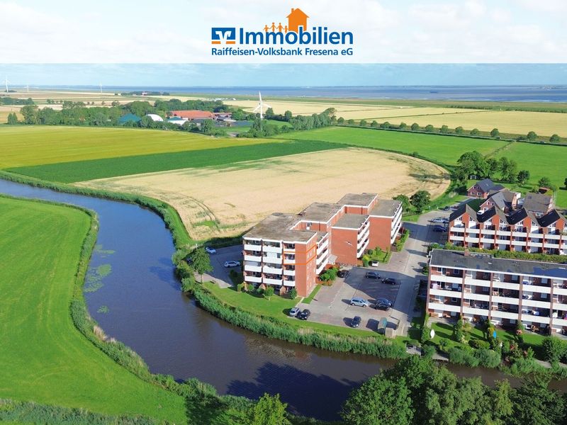 Seltene 3-Zimmerwohnung in direkter Nordseenähe mit Weitblick über die ostfriesische Feldlandschaft